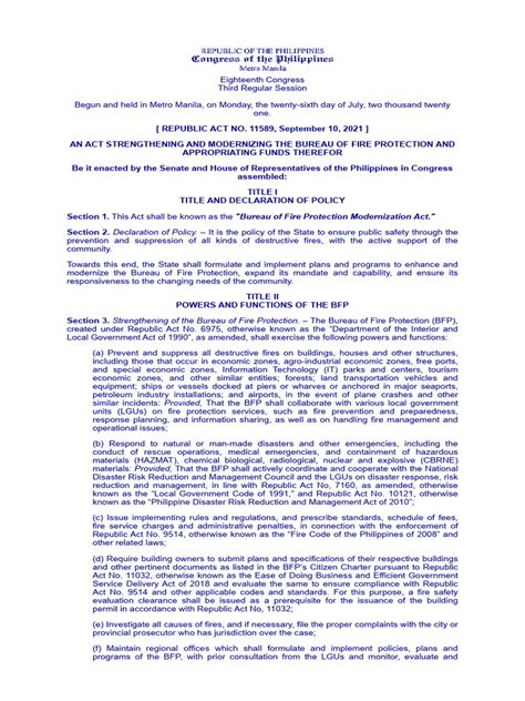 Republic Act No. 11589 .